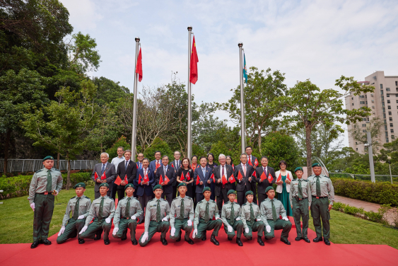 HKU Holds National Day Flag-raising Ceremony to Celebrate the 74th Anniversary of the Founding of the People’s Republic of China